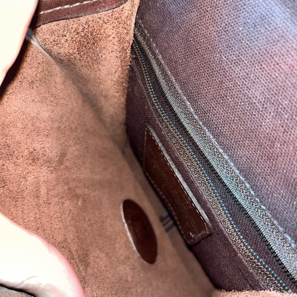 Brighton Crossbody Leather Brown Bag - Picture 11 of 14